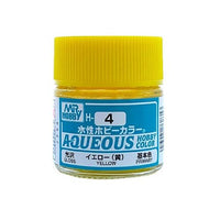 Mr Hobby (Gunze) H004 Aqueous Gloss Yellow Acrylic Paint 10ml