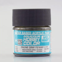 Mr Hobby (Gunze) H339 Aqueous Gloss Engine Grey FS16081 Acrylic Paint 10ml