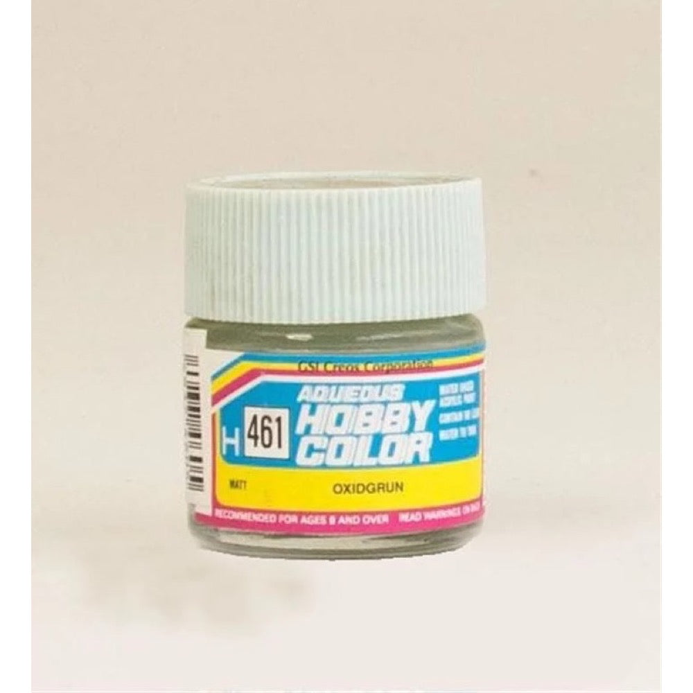 Mr Hobby (Gunze) H461 Aqueous Flat Oxide Green Acrylic Paint 10ml