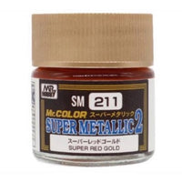 Mr Hobby (Gunze) SM211 Mr Super Metallic Red Gold