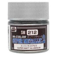 Mr Hobby (Gunze) SM212 Mr Super Metallic Matt Aluminium