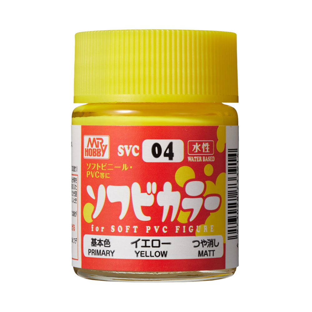 Mr Hobby (Gunze) SVC04 Soft Vinyl Color Fl Yellow 18m
