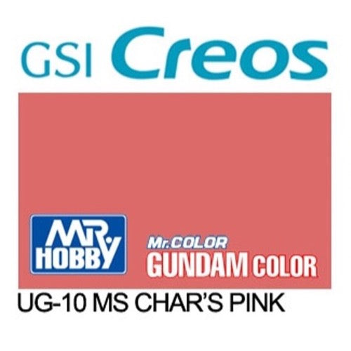 Mr Hobby (Gunze) UG10 Mr Color Gundam Color Character Pink Lacqeur Paint 10ml
