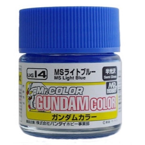 Mr Hobby (Gunze) UG14 Mr Color Gundam Color Light Blue Lacqeur Paint 10ml