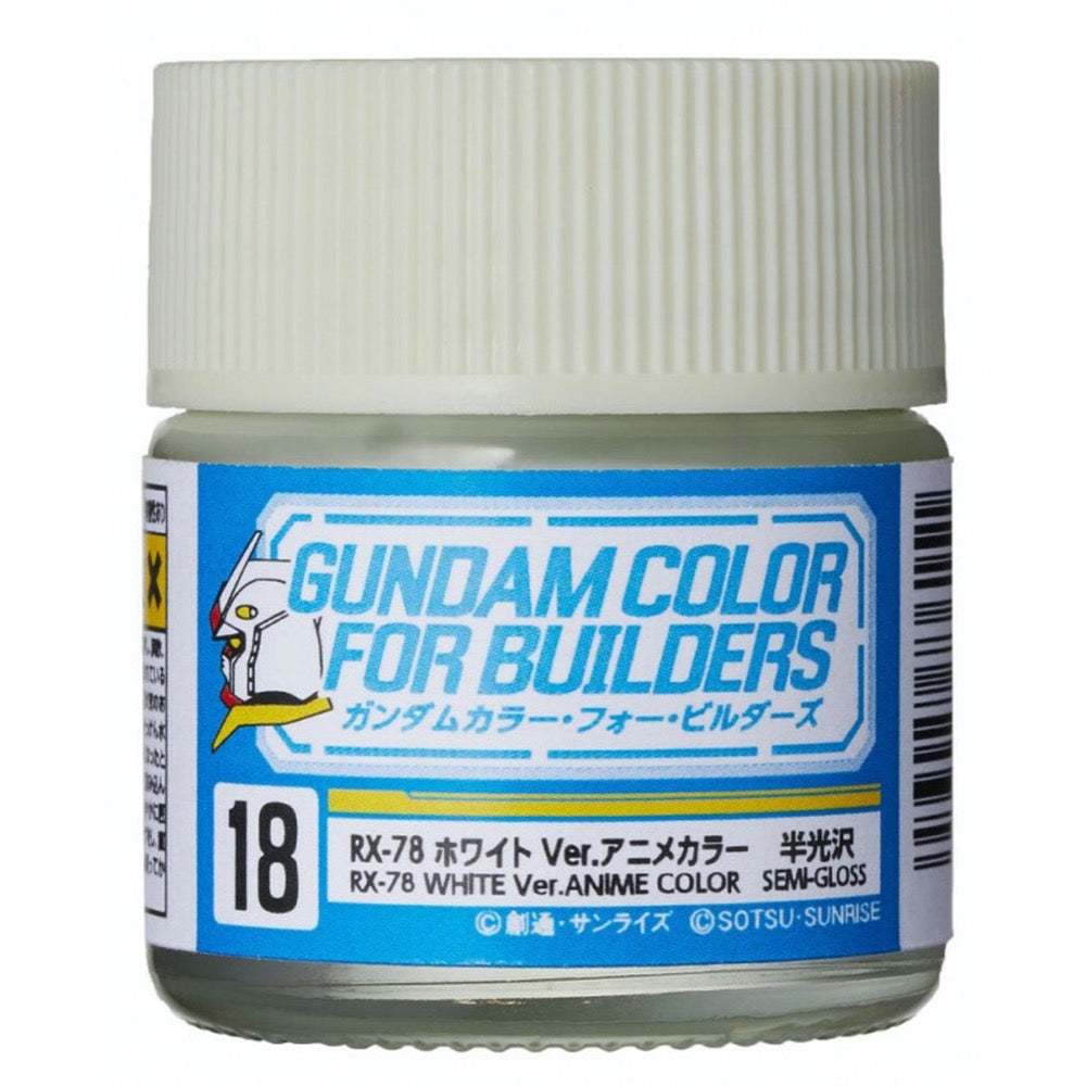 Gunze UG18 Gundam Color RX-78 White Version Lacquer Paint 12ml