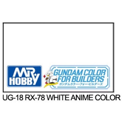 Mr Hobby (Gunze) UG18 Mr Color Gundam Color RX-78 White Version Lacquer Paint 10ml