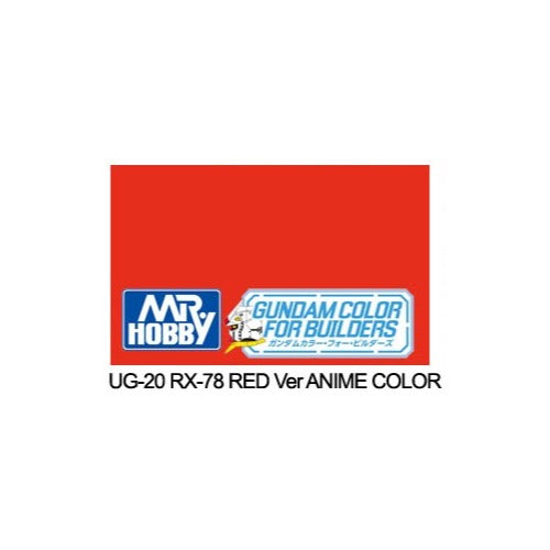 Mr Hobby (Gunze) UG20 Mr Color Gundam Color RX-78 Red Version Lacquer Paint 10ml