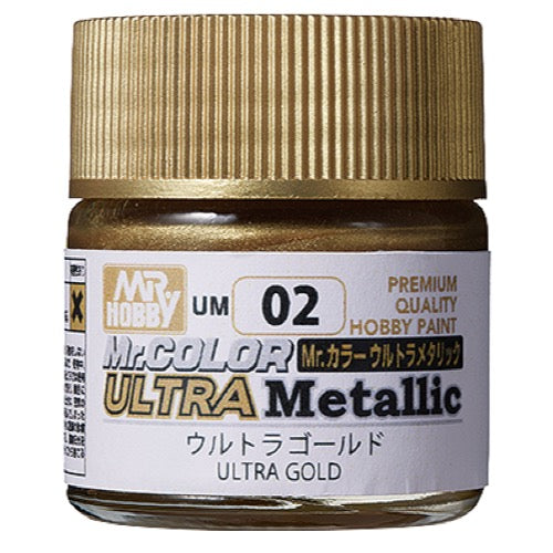 Gunze UM02 Mr Color Ultra Metallic Gold 10ml