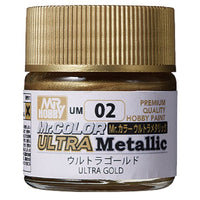 Gunze UM02 Mr Color Ultra Metallic Gold 10ml