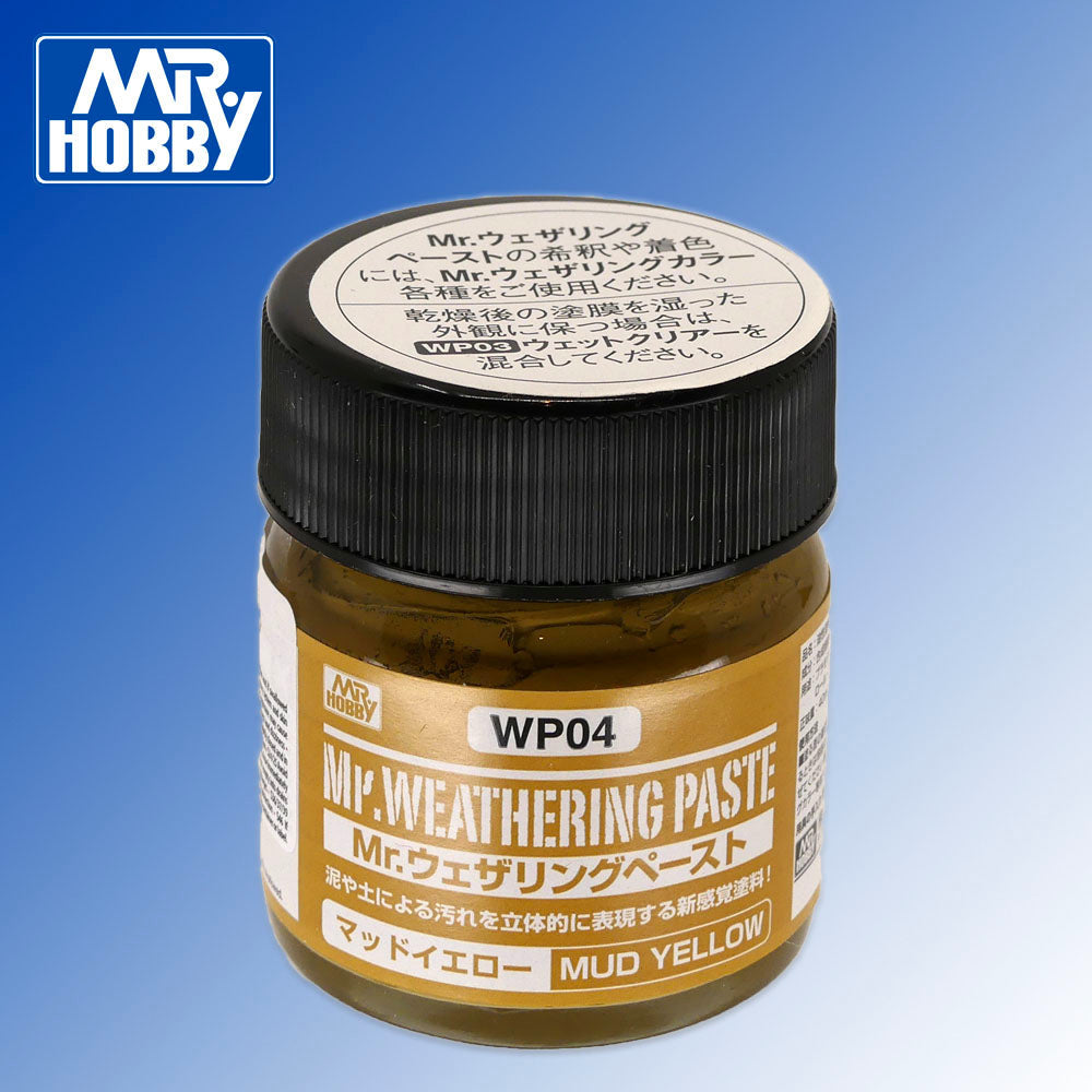 Mr Hobby (Gunze) WP04 Mr Weathering Paste Mud Yellow 40ml