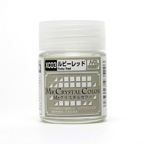 Mr Hobby (Gunze) XC03 Acrylic Mr Crystal Colour Ruby Red Lacquer Paint 10ml