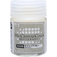 Mr Hobby (Gunze) XC05 Acrylic Mr Crystal Colour Sapphire blue Lacquer Paint 10ml