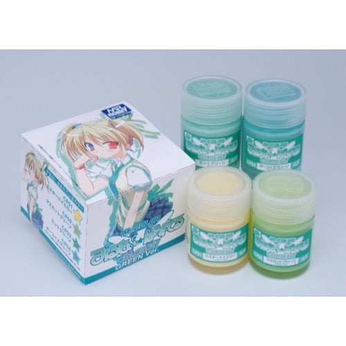 Gunze Mr Pastel Color Set Green (4 x 18ml jars)