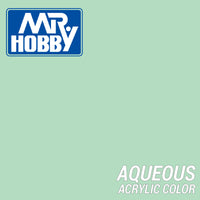 Mr Hobby (Gunze) H031 Aqueous Gloss White Green Acrylic Paint 10ml