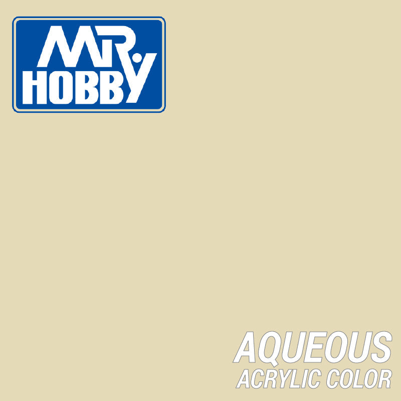 Mr Hobby (Gunze) H034 Aqueous Gloss Cream Yellow Acrylic Paint 10ml