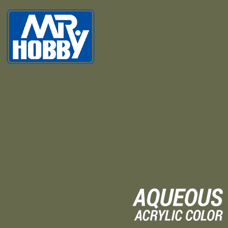 Mr Hobby (Gunze) H064 Aqueous Semi-Gloss RLM Dark Green Acrylic Paint 10ml