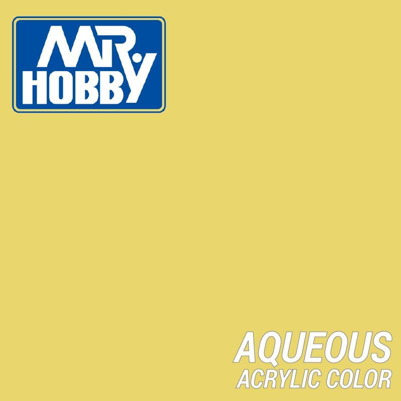 Mr Hobby (Gunze) H313 Aqueous Semi-Gloss Yellow FS33531 Acrylic Paint 10ml