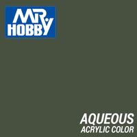 Mr Hobby (Gunze) H320 Aqueous Semi-Gloss Dark Green Acrylic Paint 10ml
