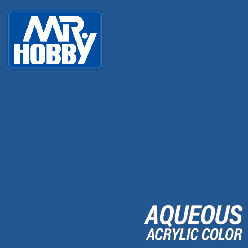 Mr Hobby (Gunze) H322 Aqueous Gloss Cyan Blue Acrylic Paint 10ml