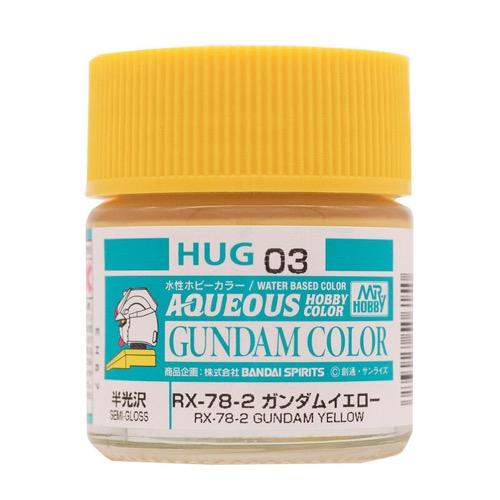 Gunze HUG03 Gundam Color - Gundam Yellow