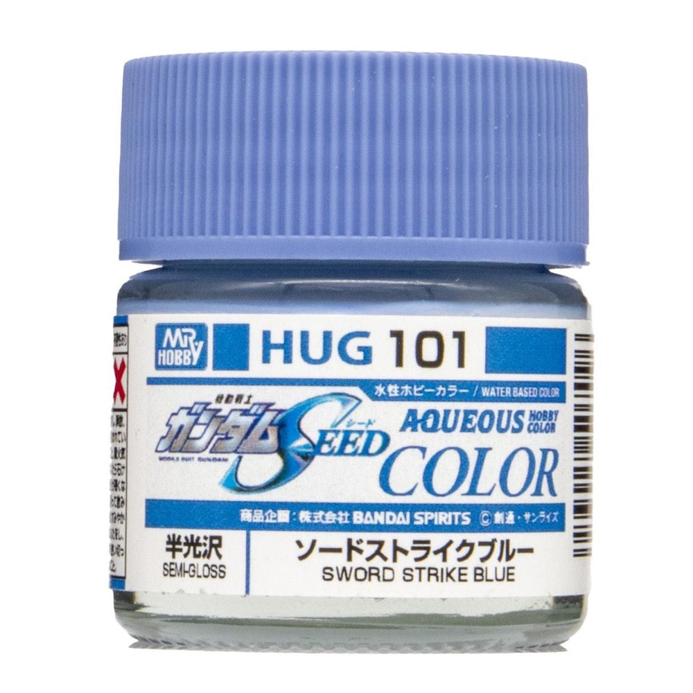 Gunze HUG101 Aqueous Gundam Color Gundam Seed Sword Strike Blue Acylic Paint 12ml