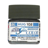 Gunze HUG102 Aqueous Gundam Color Gundam Seed Launcher Strike Green Acylic Paint 12ml