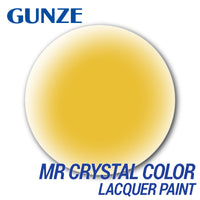 Mr Hobby (Gunze) XC02 Acrylic Mr Crystal Colour Topaz Gold Lacquer Paint 10ml