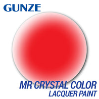 Mr Hobby (Gunze) XC03 Acrylic Mr Crystal Colour Ruby Red Lacquer Paint 10ml