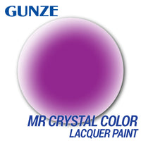 Mr Hobby (Gunze) XC04 Acrylic Mr Crystal Colour Amethyst Purple Lacquer Paint 10ml