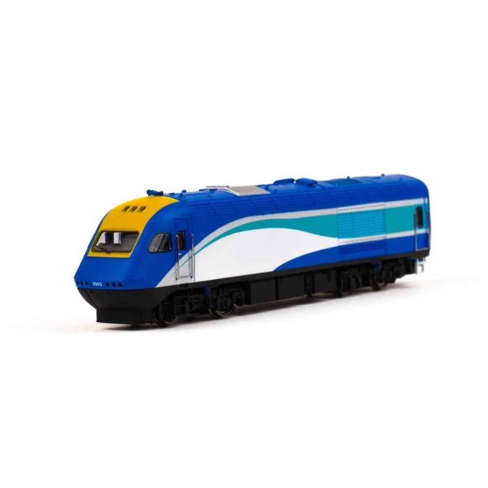 Gopher Models N Scale New South Wales XPT 3pc Set Trainlink Blue No Logo Livery 2003/2007