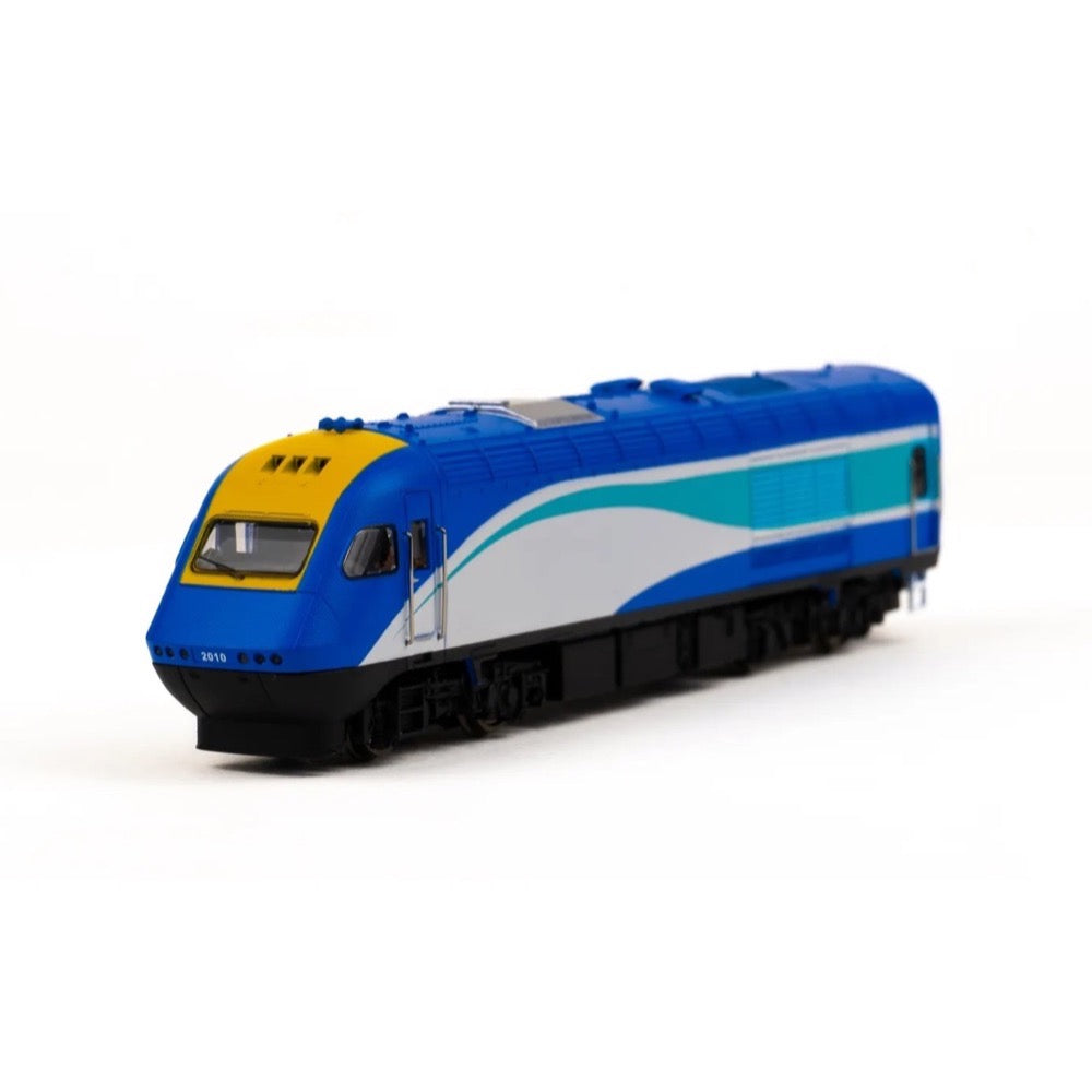 Gopher Models N Scale New South Wales XPT 3pc Set Trainlink Blue No Logo Livery