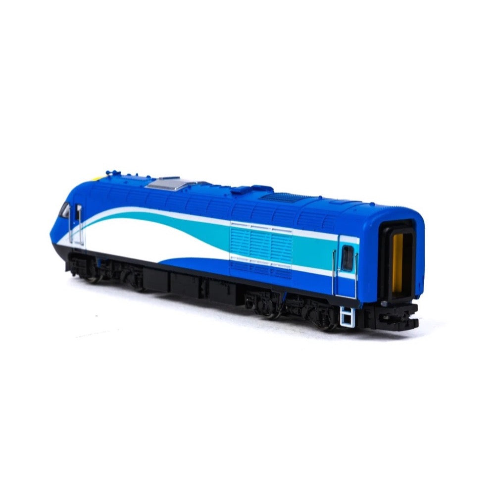 Gopher Models N Scale New South Wales XPT 3pc Set Trainlink Blue No Logo Livery