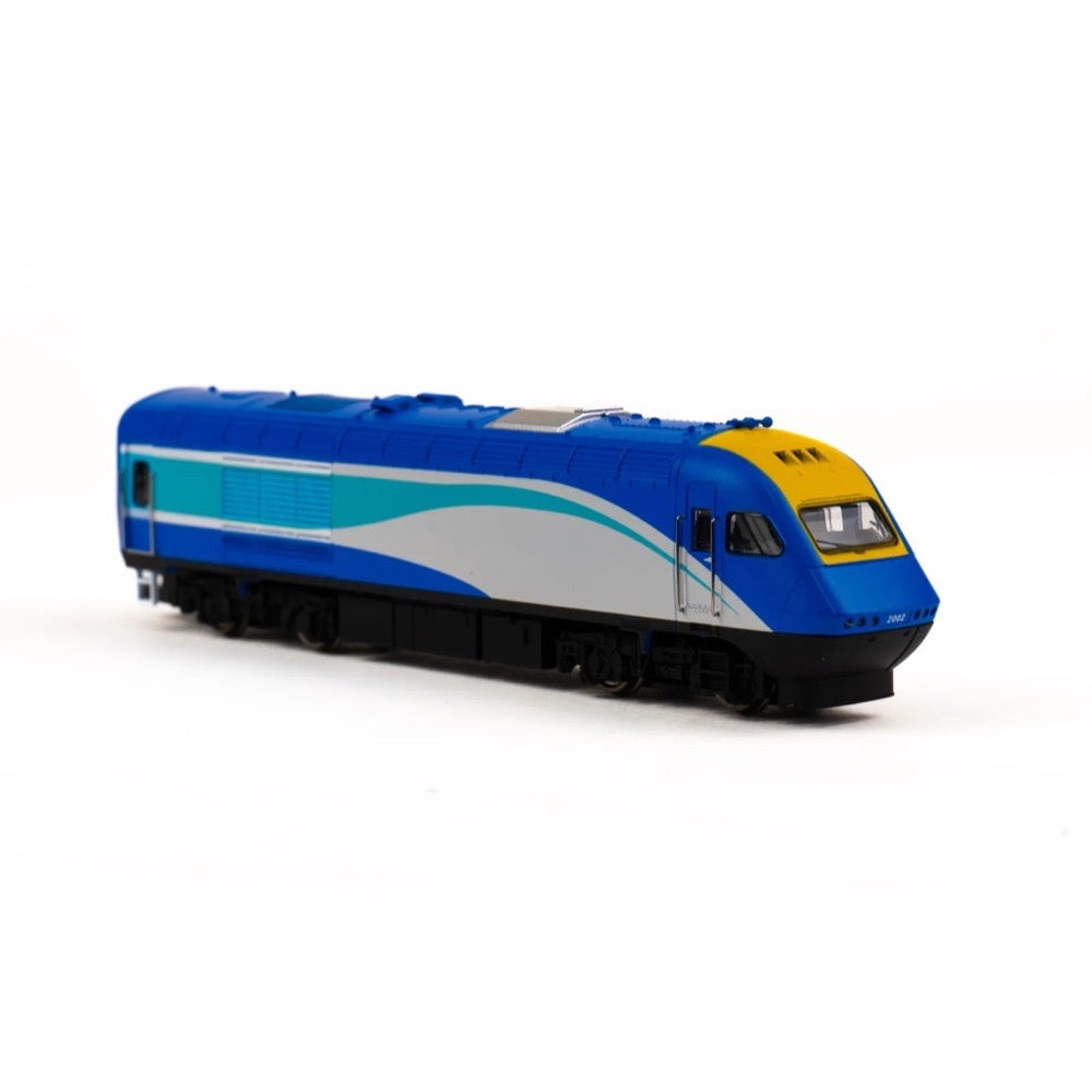 Gopher Models N Scale New South Wales XPT 3pc Set Trainlink Blue No Logo Livery