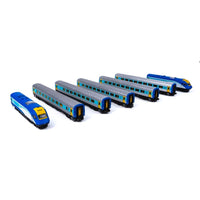 Gopher Models N Scale New South Wales XPT 7pc Set Trainlink Blue No Logo Livery 2019/2012