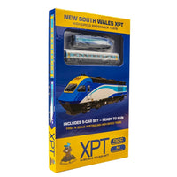 Gopher Models N Scale New South Wales XPT 7pc Set Trainlink Blue No Logo Livery 2019/2012