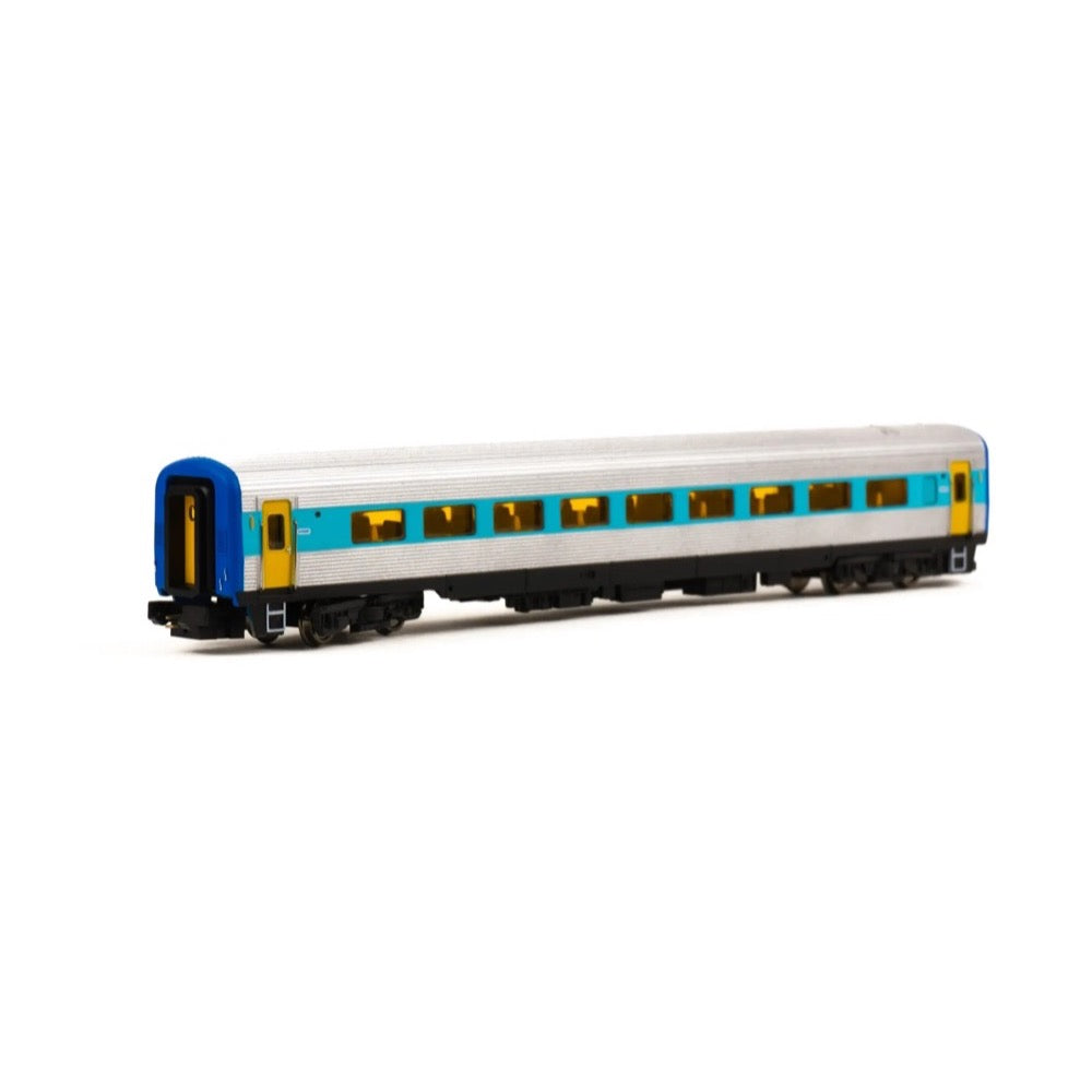 Gopher Models N Scale New South Wales XPT XF Passenger Car Blue Livery