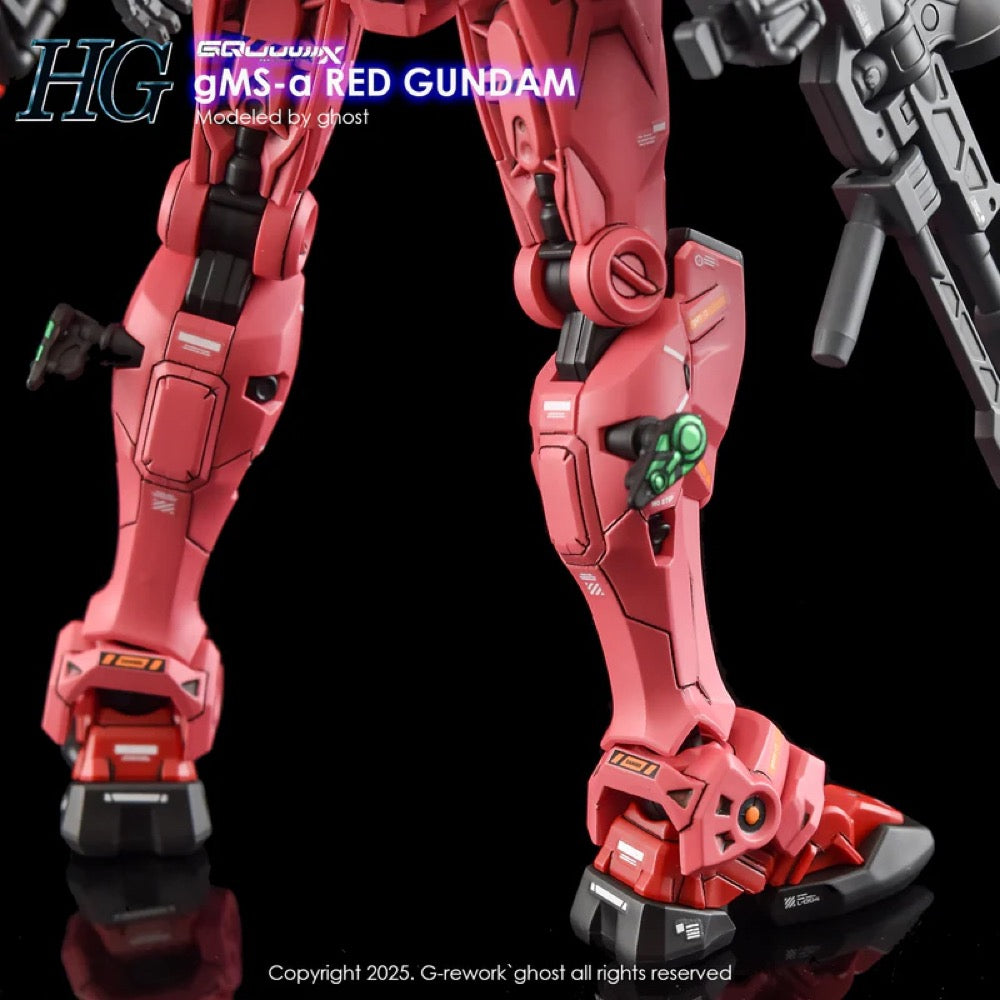 G-Rework CD-H-GQ04 Premium Decal for HG Gquuuuuux Red Gundam