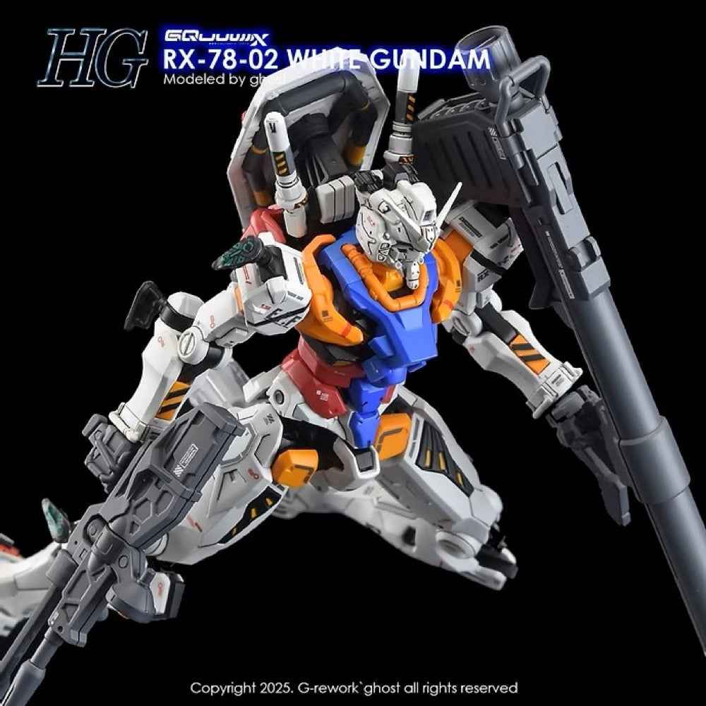 G-Rework CD-H-GQ09 Premium Decal for HG White Gundam [GQX]