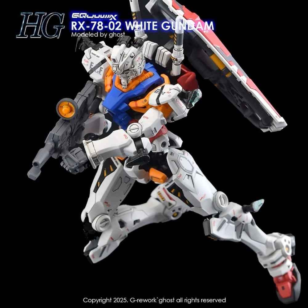G-Rework CD-H-GQ09 Premium Decal for HG White Gundam [GQX]