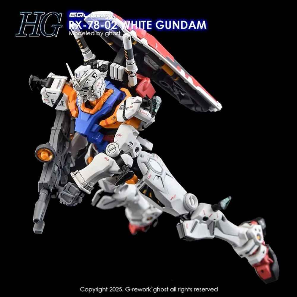 G-Rework CD-H-GQ09 Premium Decal for HG White Gundam [GQX]