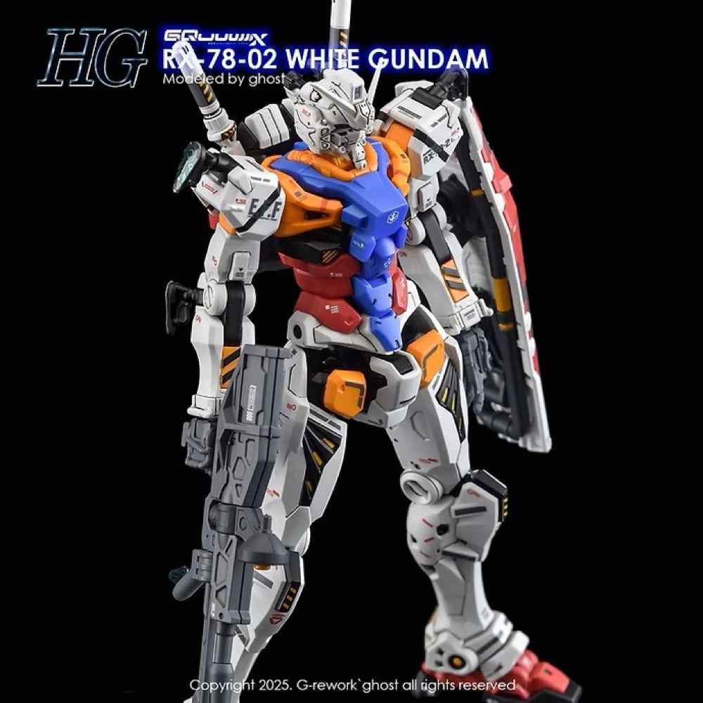 G-Rework CD-H-GQ09 Premium Decal for HG White Gundam [GQX]