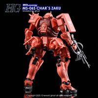 G-Rework CD-H-GQ10 Premium Decal for HG Char's Zaku [GQX]