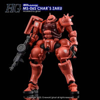 G-Rework CD-H-GQ10 Premium Decal for HG Char's Zaku [GQX]