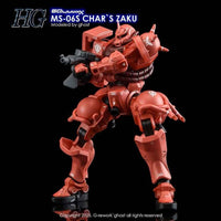 G-Rework CD-H-GQ10 Premium Decal for HG Char's Zaku [GQX]