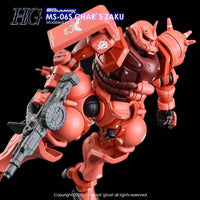 G-Rework CD-H-GQ10 Premium Decal for HG Char's Zaku [GQX]