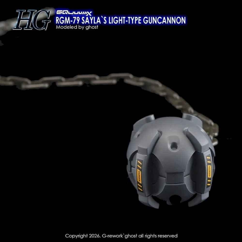 G-Rework CD-H-GQ11 Premium Decal for HG [GQX] Sayla's Light-Type Guncannon