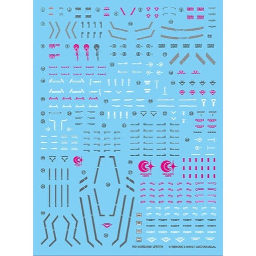 G-Rework CD-H-WM01 Premium Decal for HG The Witch From Mercury Lfrith