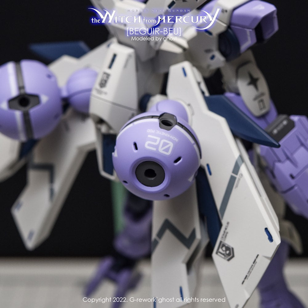 G-Rework CD-H-WM02 Premium Decal for HG The Witch From Mercury Beguir Beu