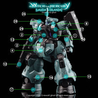 G-Rework CD-H-WM05 Premium Decal for HG Witch From Mercury Dilanza Lauda`S