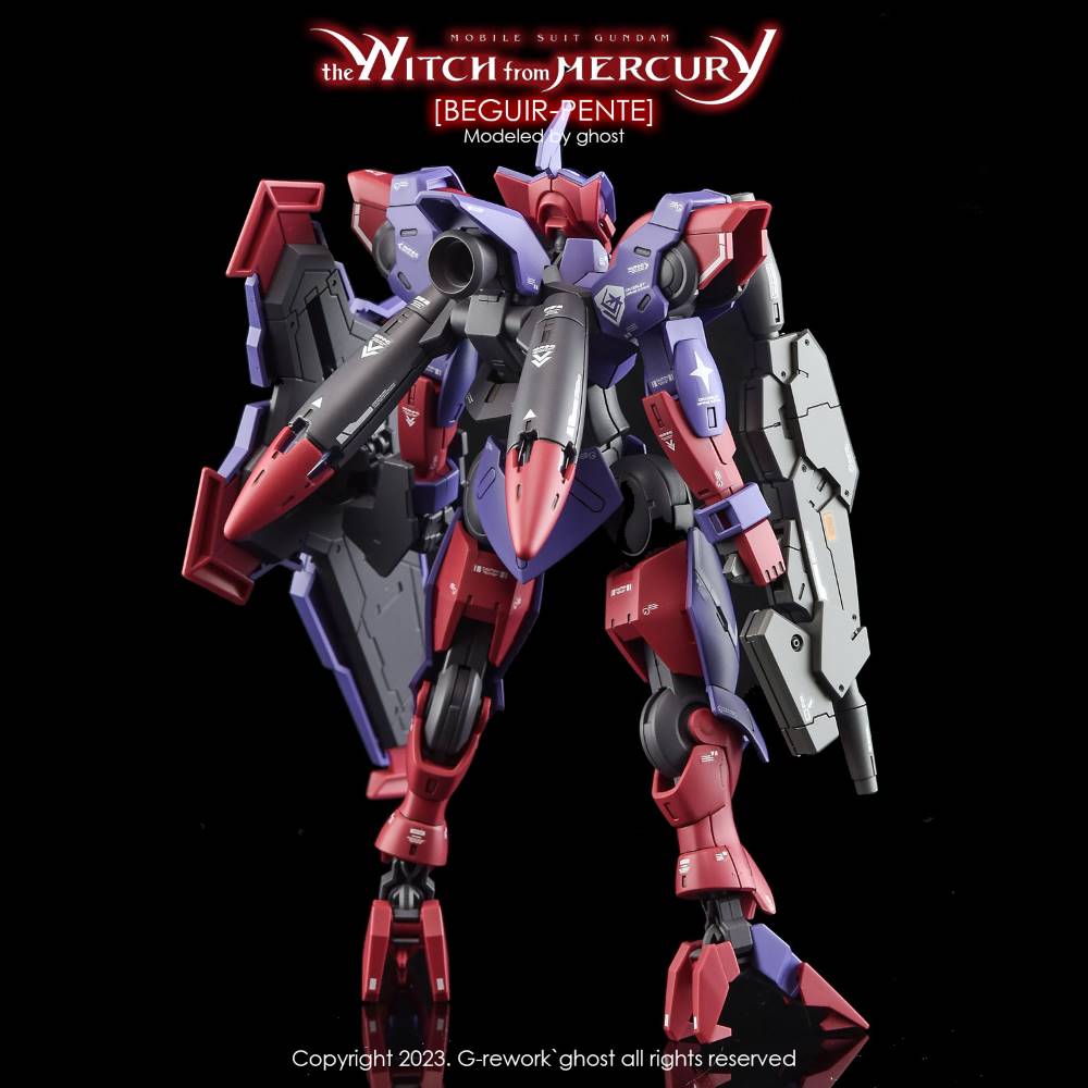 G-Rework CD-H-WM12 Premium Decal for HG The Witch From Mercury Beguir-Pente (Decal V2.0)